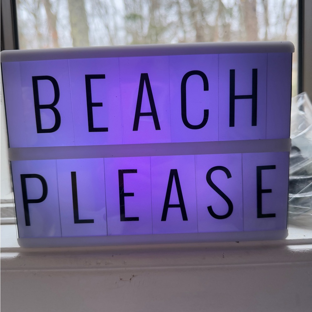 Illuminated letter Sign w/ letters
